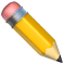 Icône de crayon