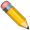 Icône de crayon